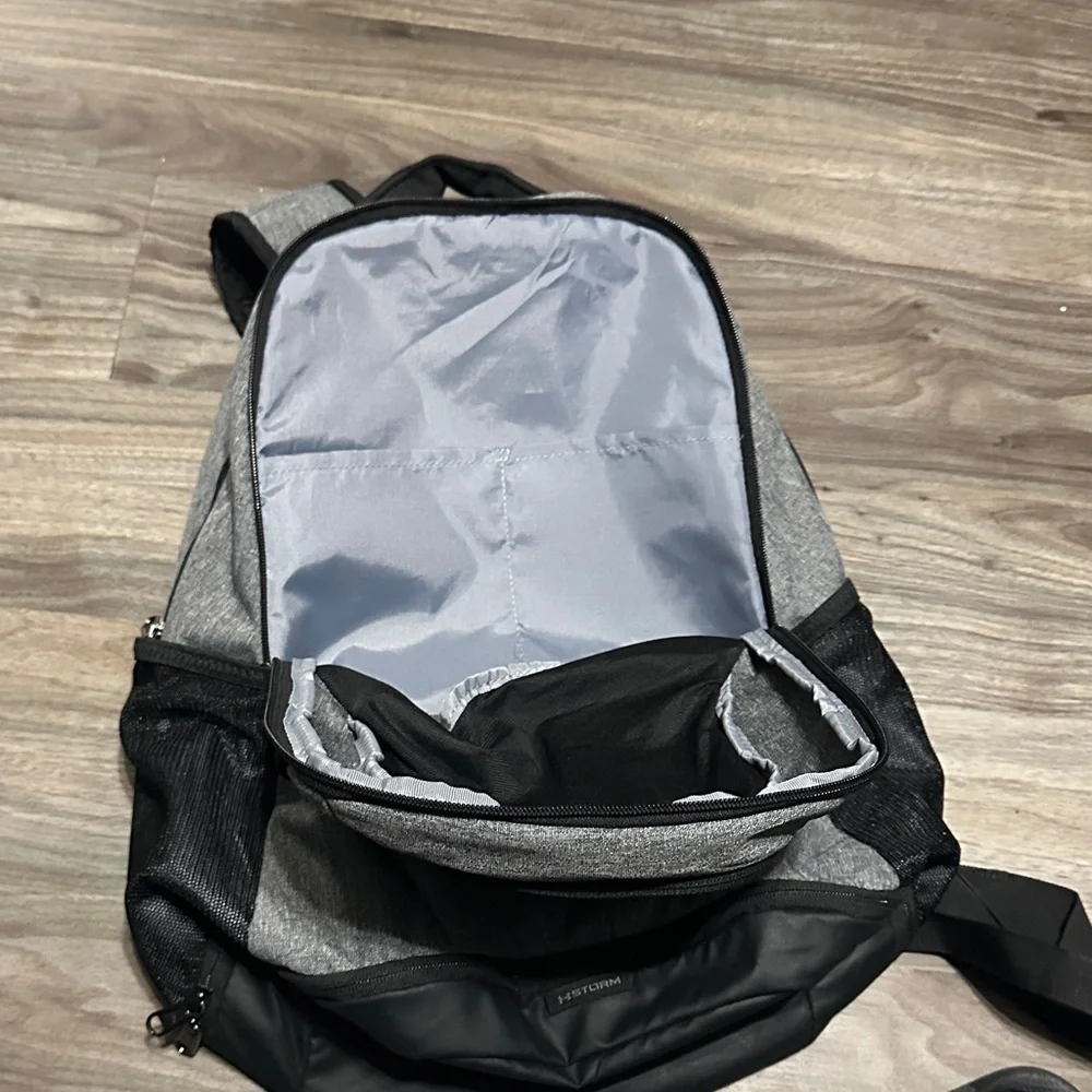 Under Armour Black and Gray Backpack